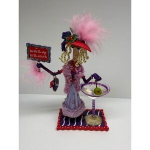 Dolly Mama's Dazzling Divas Figurine It's Not The Age It's The Attitude Red Hat
